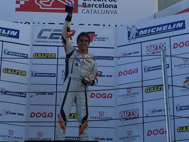 Gran final de temporada de Mikel Azcona en Montmeló